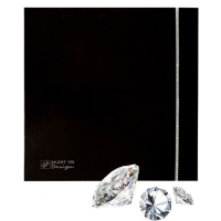 Накладной вентилятор Soler Palau SILENT-100 CZ BLACK DESIGN SWAROVSKI Накладной вентилятор Soler Palau SILENT-100 CZ BLACK DESIGN SWAROVSKI