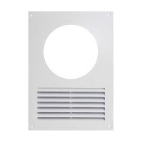 Вентиляционная решетка пластиковая (с фланцем 100) Europlast Na10