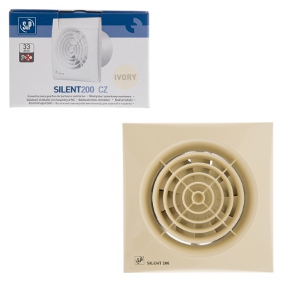 Вентилятор вытяжной 120 мм Soler Palau SILENT-200 CZ IVORY