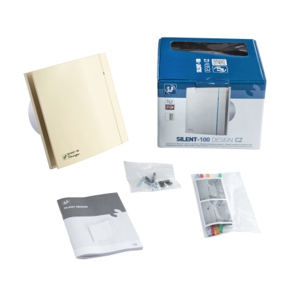 Вентилятор с обратным клапаном Soler Palau SILENT-100 CZ MARFIL DESIGN 4C