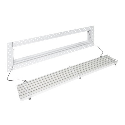 Вентиляционная решетка Brofer FUTURE 15 белая (500x100 мм)