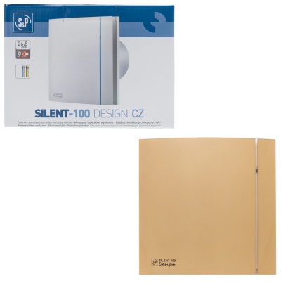 Вытяжной вентилятор Soler Palau SILENT-100 CZ GOLD DESIGN 4C  Вытяжной вентилятор Soler Palau SILENT-100 CZ GOLD DESIGN 4C