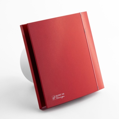 Вытяжной вентилятор Soler Palau SILENT-100 CRZ RED DESIGN 4C Вытяжной вентилятор Soler Palau SILENT-100 CRZ RED DESIGN 4C