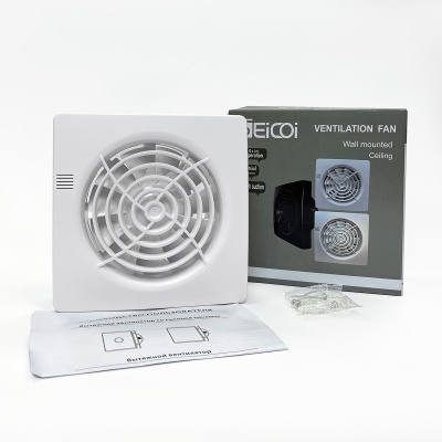 Накладной тонкий вентилятор Seicoi Floxy 100 White SMPS04-01