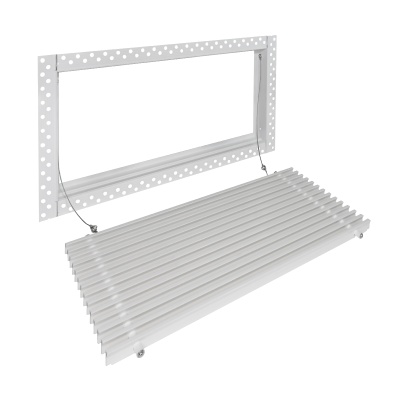 Вентиляционная решетка Brofer FUTURE 10 белая (400x200 мм) Вентиляционная решетка Brofer FUTURE 10 белая (400x200 мм)