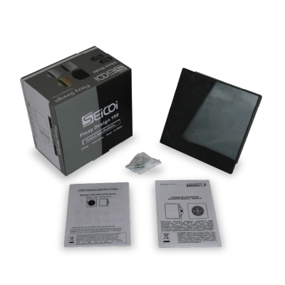 Накладной вентилятор Seicoi Floxy Design 100 Marble glass (SMAD04-01G)