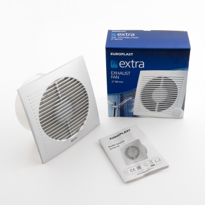 Накладной вентилятор Europlast EE150S серебро