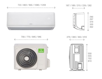 Настенная сплит-система LESSAR LS-H36KPA2 / LU-H36KPA2