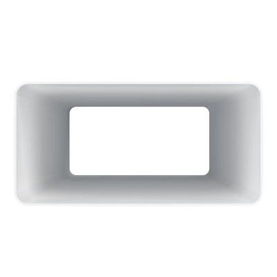 Воздуховод прямоугольный плоский пластиковый ЭРА 922ВП2 (220х90 мм/2 м)